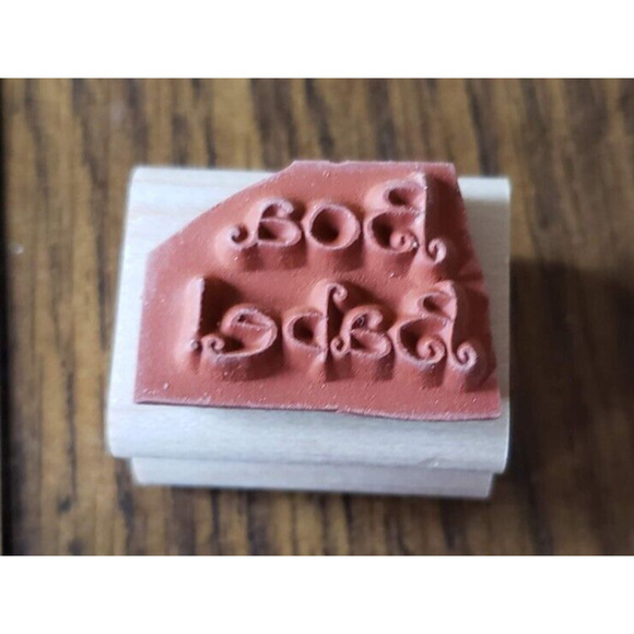 Stampin Up! Lot of 5 Wood Mounted Stamps Hats Off Boa Babe - Picture 9 of 13